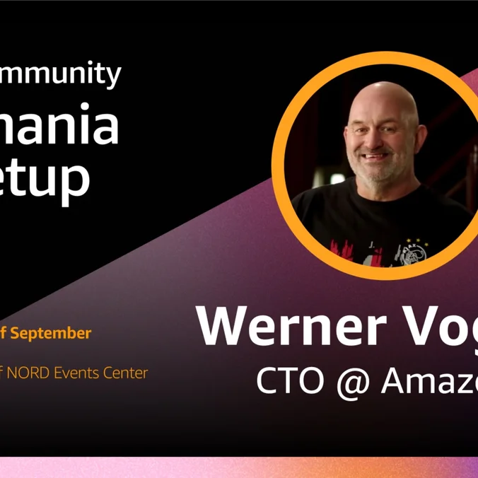 Werner Vogels is coming to Romania