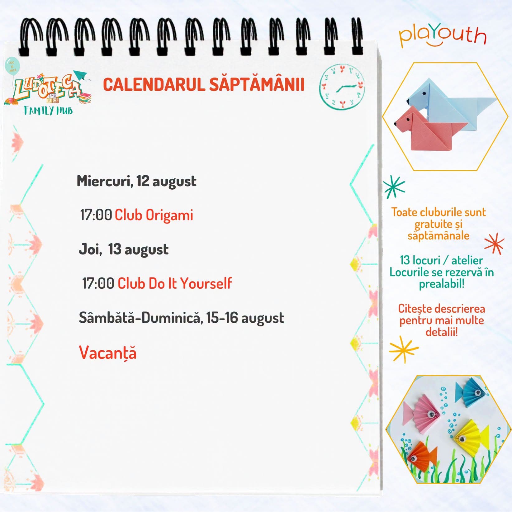 Atelier Origami Gratuit – Căței