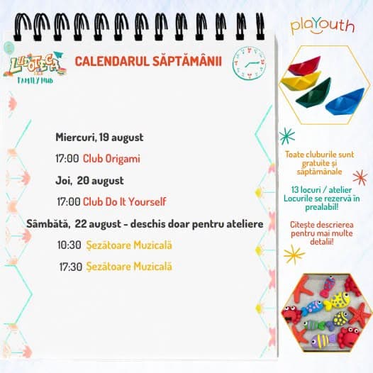 Atelier Origami Gratuit – Bărcuțe