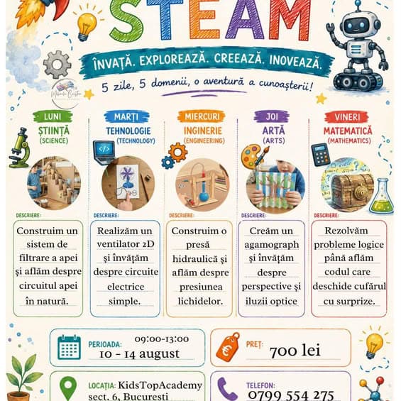 Tabăra Urbană STEAM