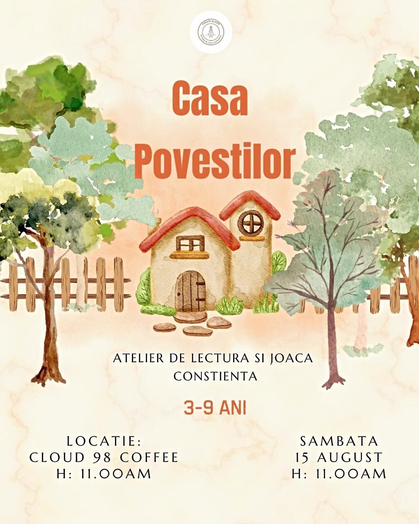 Casa Poveștilor – Atelier de lectură și joacă conștientă
