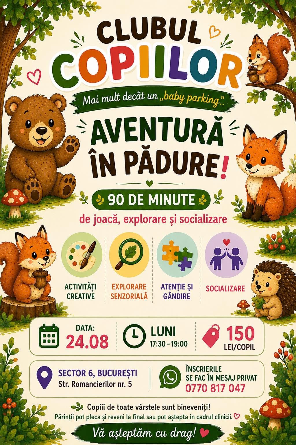 Clubul Copiilor – Aventură în pădure