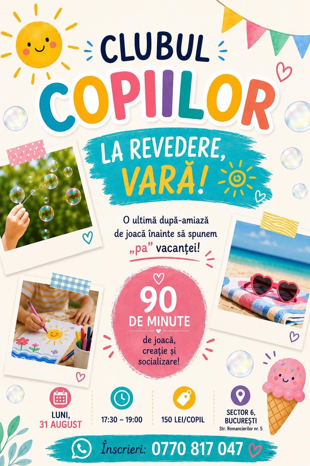 Clubul Copiilor – La revedere, vară!