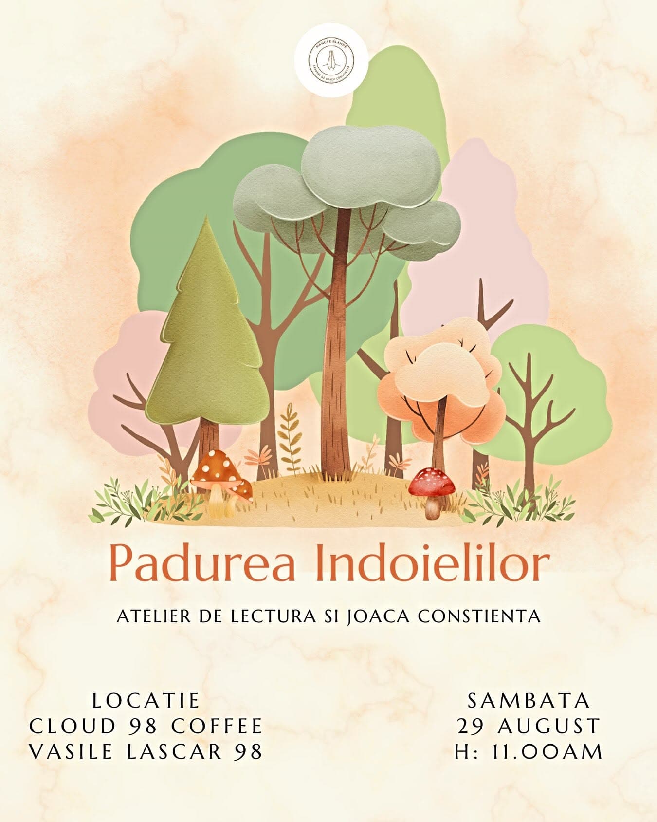 Pădurea îndoielilor – Atelier de lectură și joacă conștientă