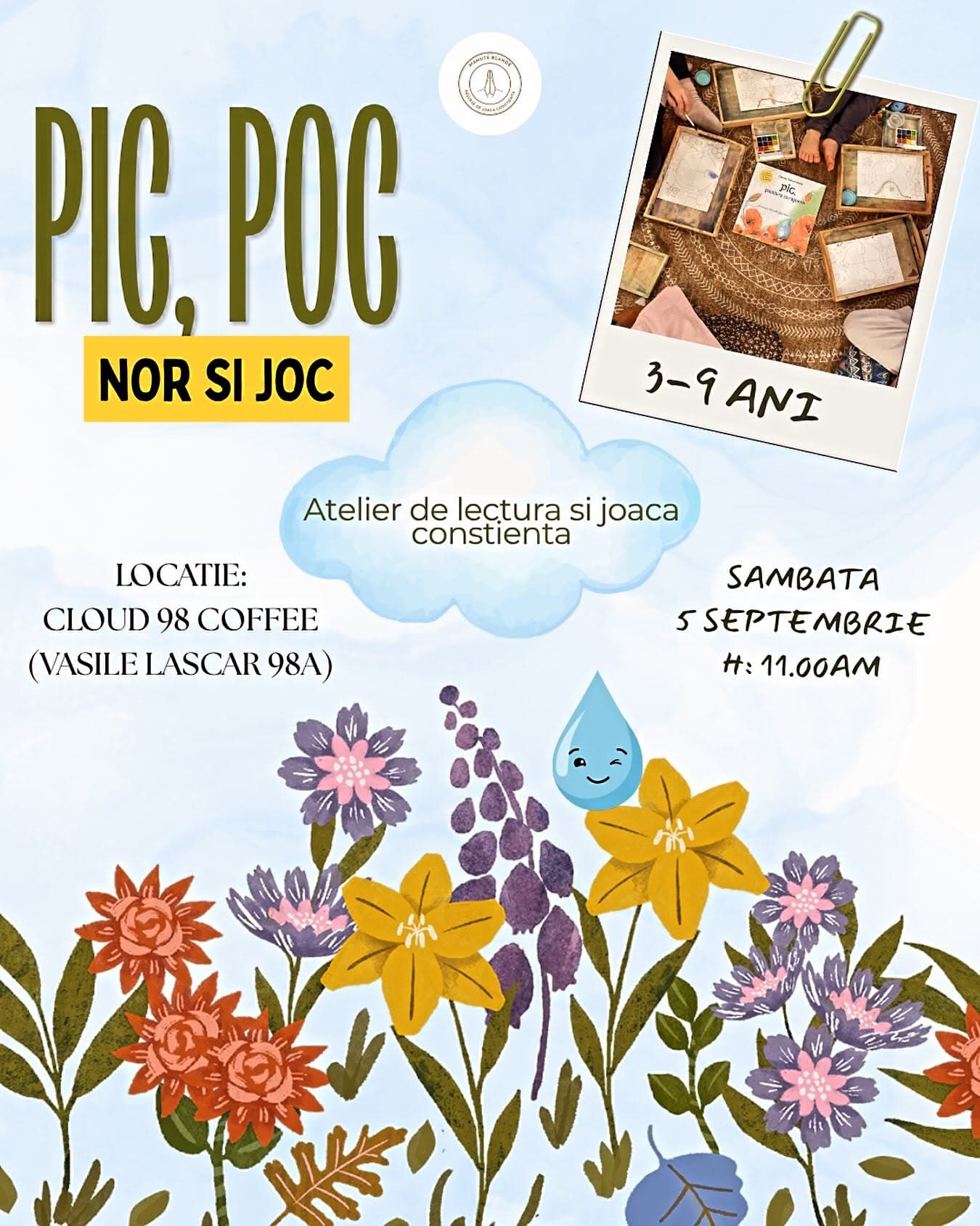Pic, poc, nor și joc – Atelier de lectură și joacă conștientă