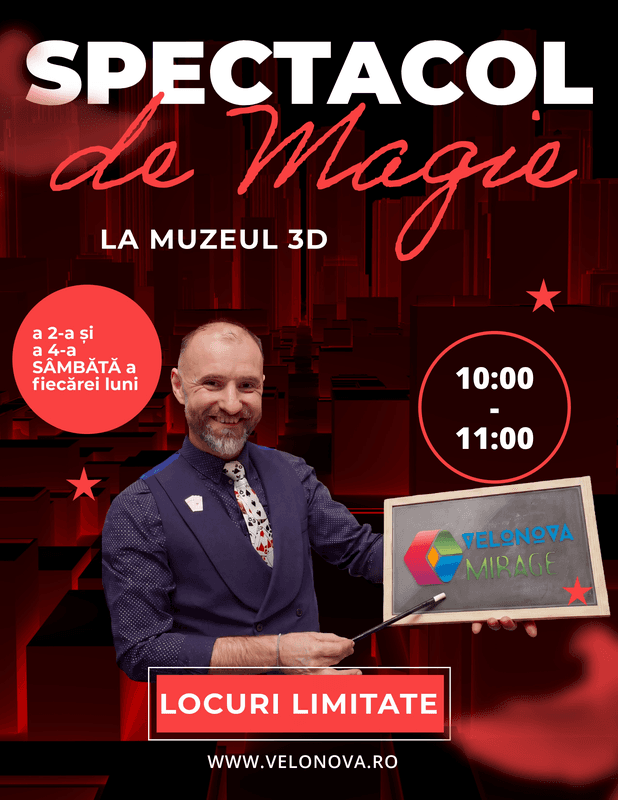 Spectacol de magie la Muzeul 3D