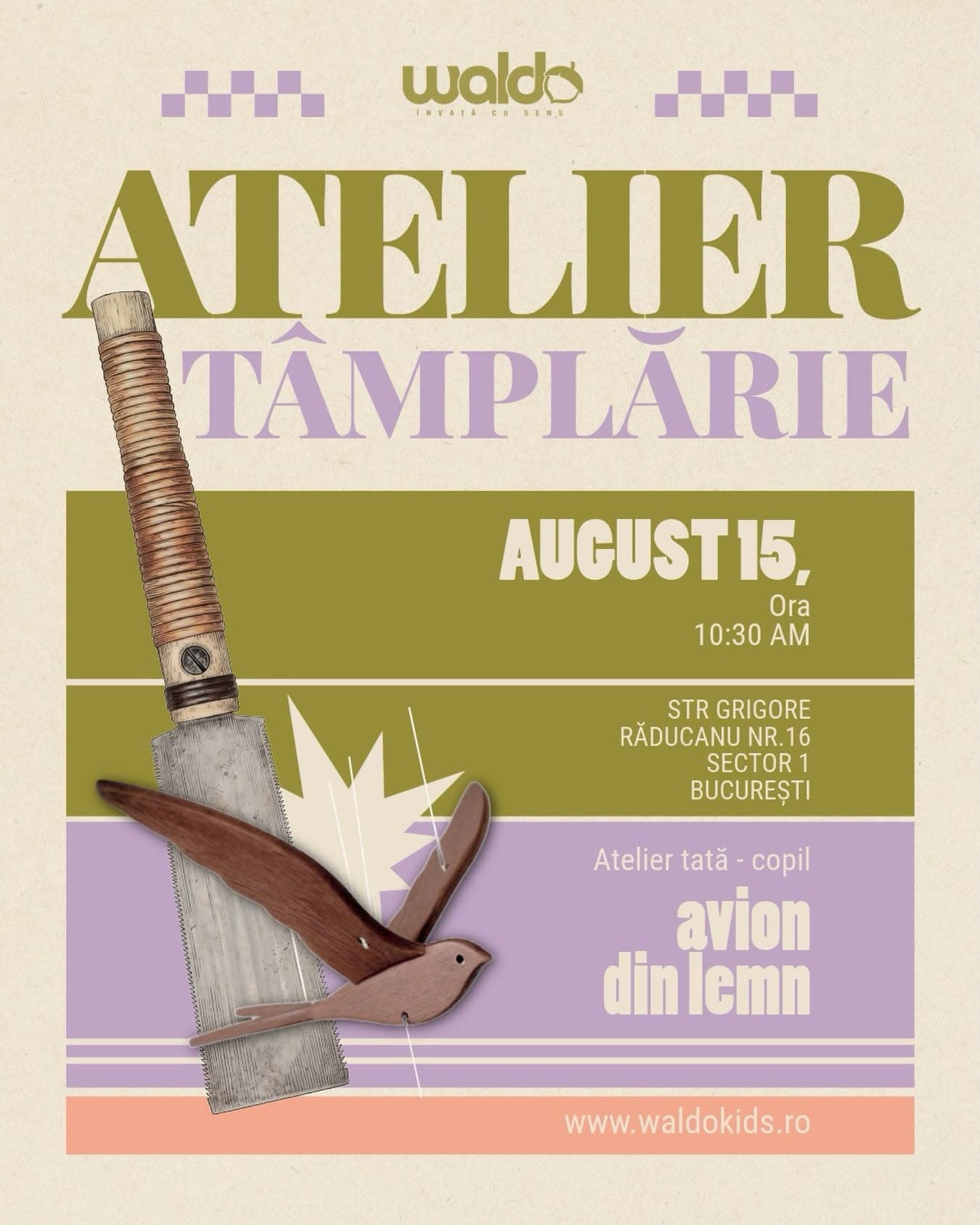 Atelier Micii Tâmplari: Pasăre zburătoare
