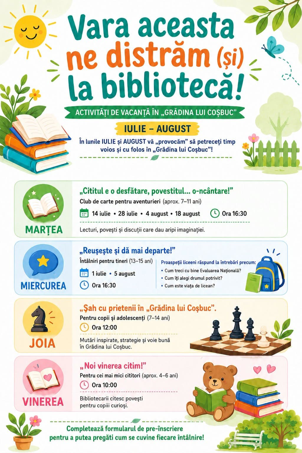 Bibliovacanţa – Club de carte pentru aventurieri