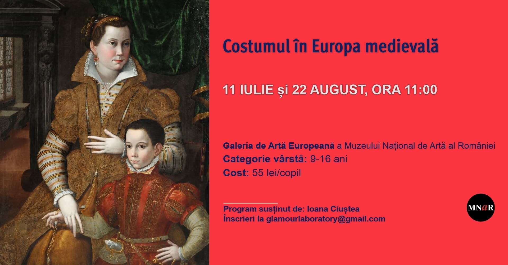 Atelier „Costumul în Europa medievală” (9-16 ani)