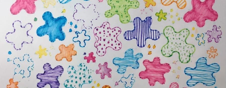 Atelier de creație pentru copii – Ploaia formelor colorate