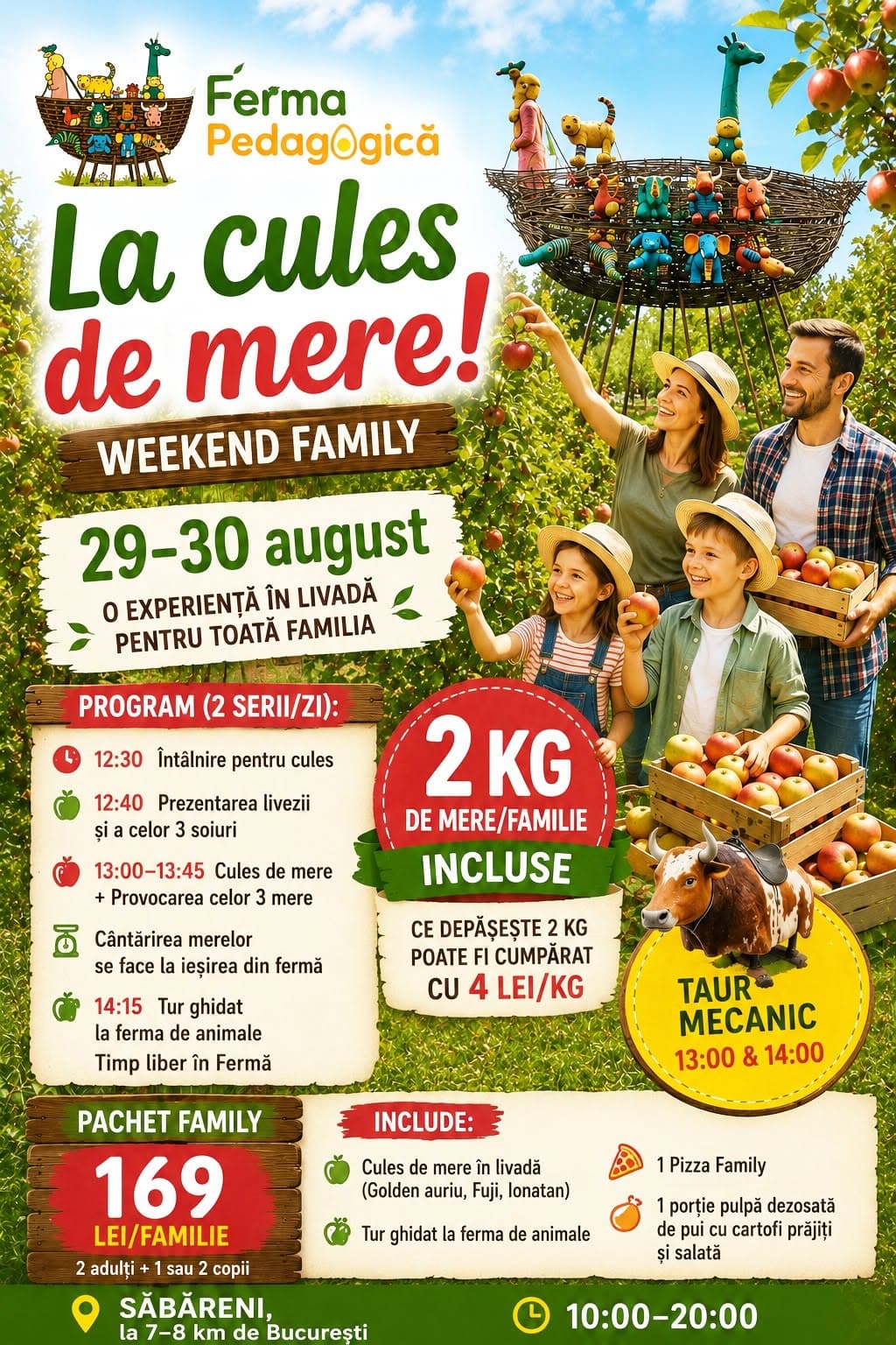 La cules de mere – Family Weekend la Ferma Pedagogică