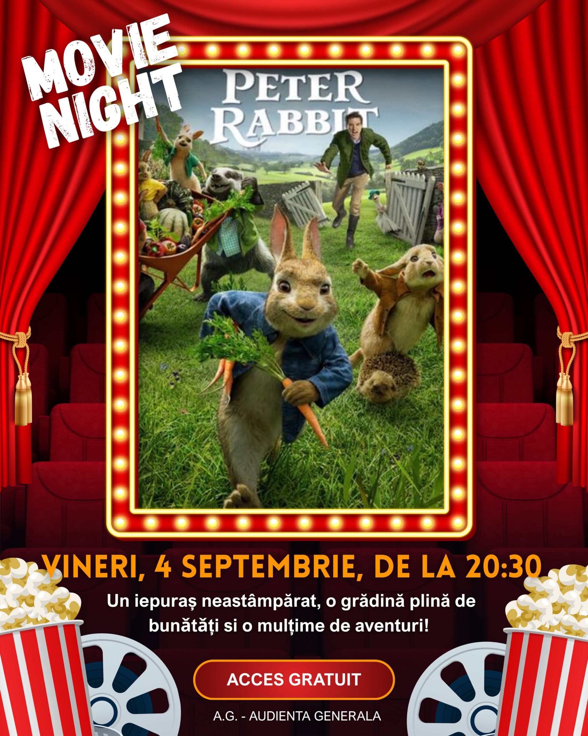 Film în aer liber: Peter Rabbit