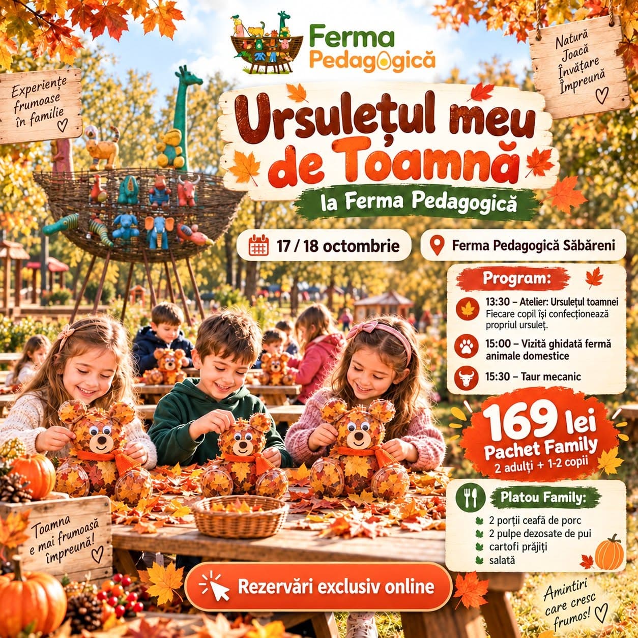 Ursulețul meu de Toamnă la Ferma Pedagogică