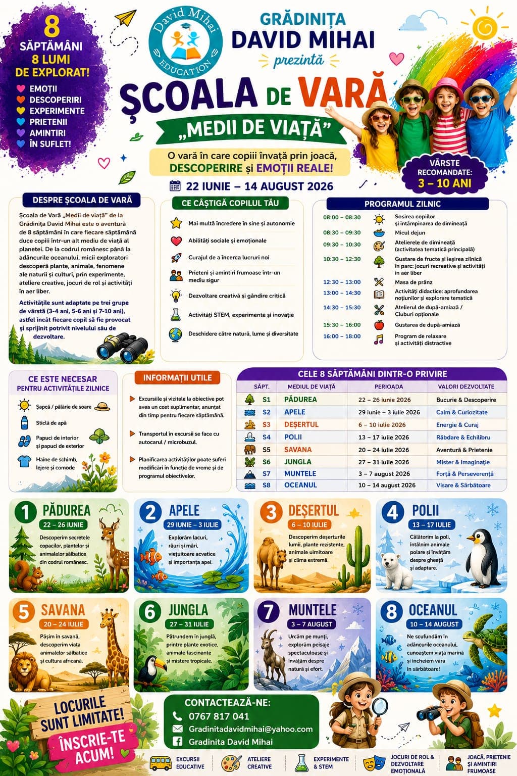 Școala de Vară – Medii de Viață: Muntele