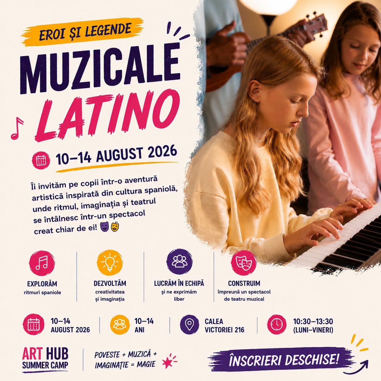Ateliere Creative Muzicale – Eroi și legende muzicale latino