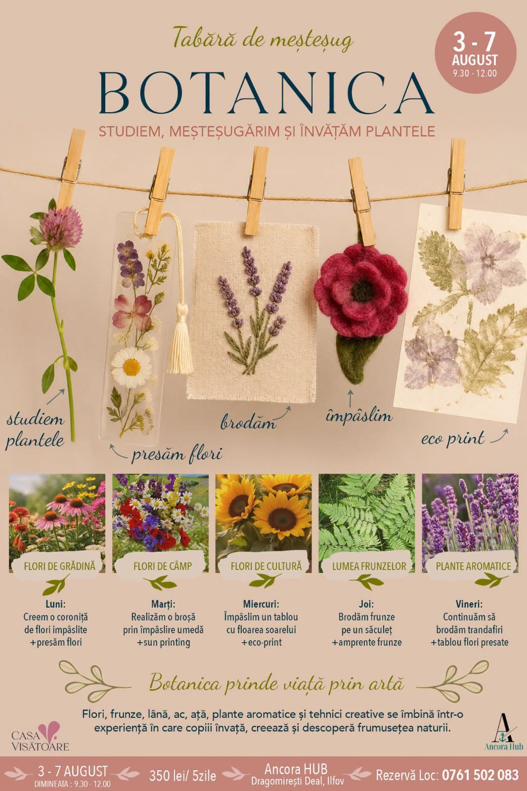 Tabăra de Meșteșug Botanica