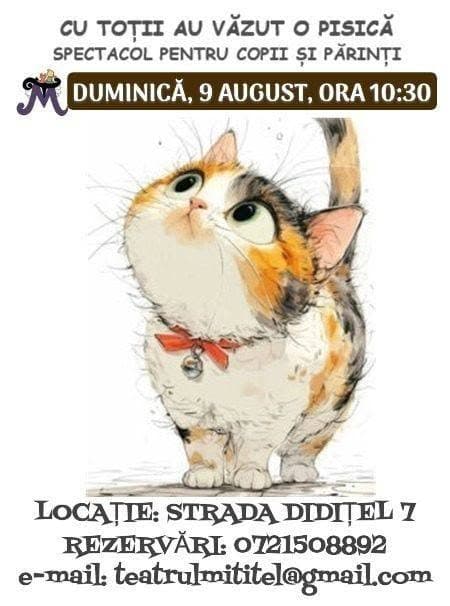 Cu toții au văzut o pisică