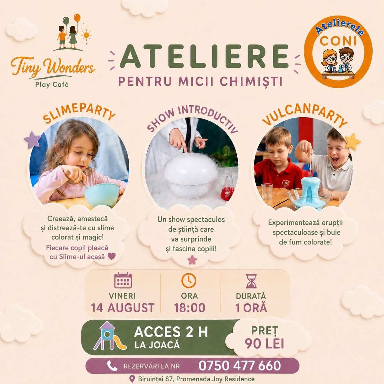 Atelier pentru Micii chimiști