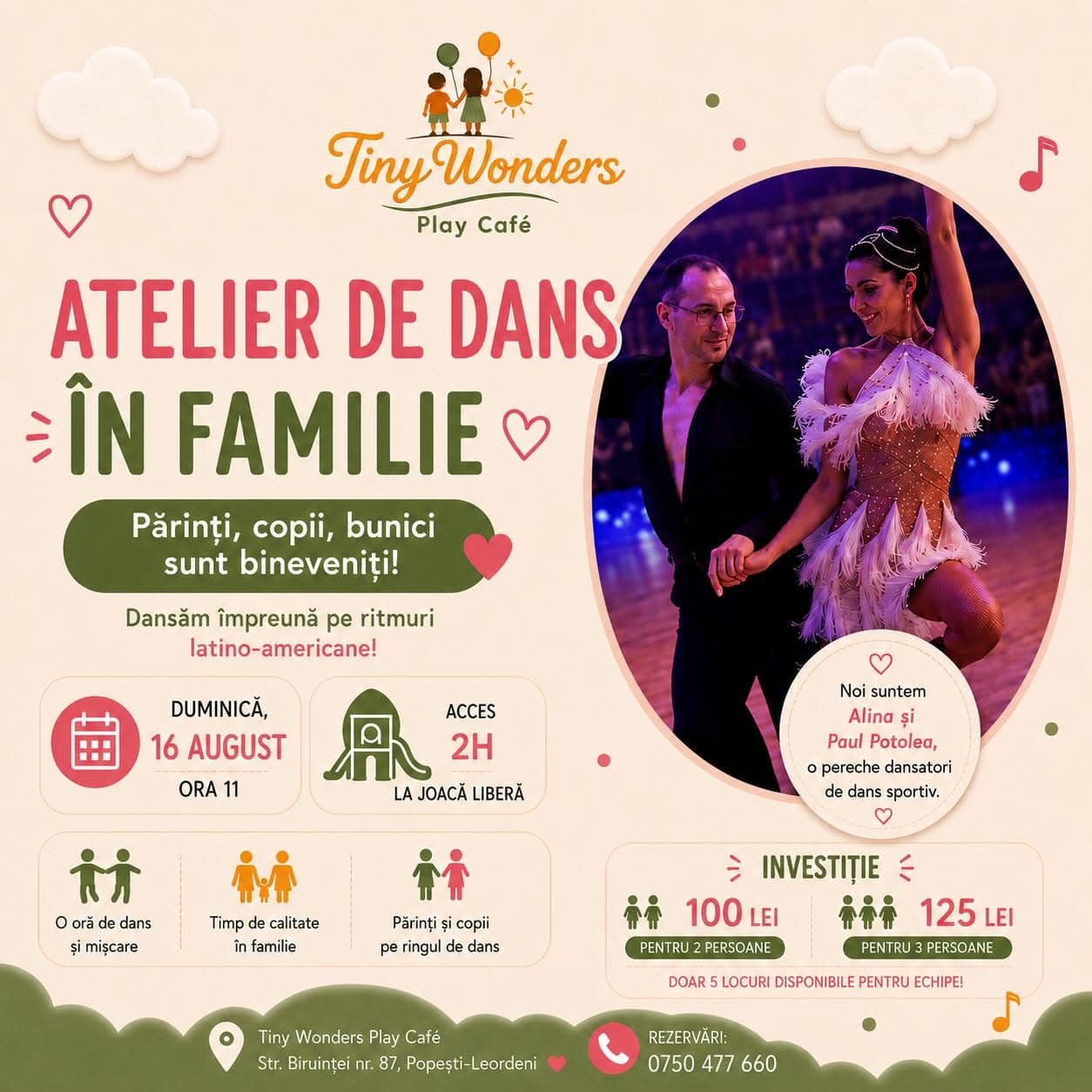 Atelier de dans în familie