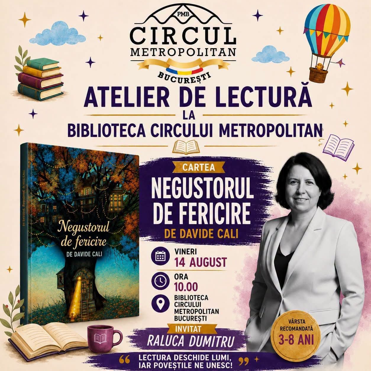 Atelier de lectură „Negustorul de fericire”