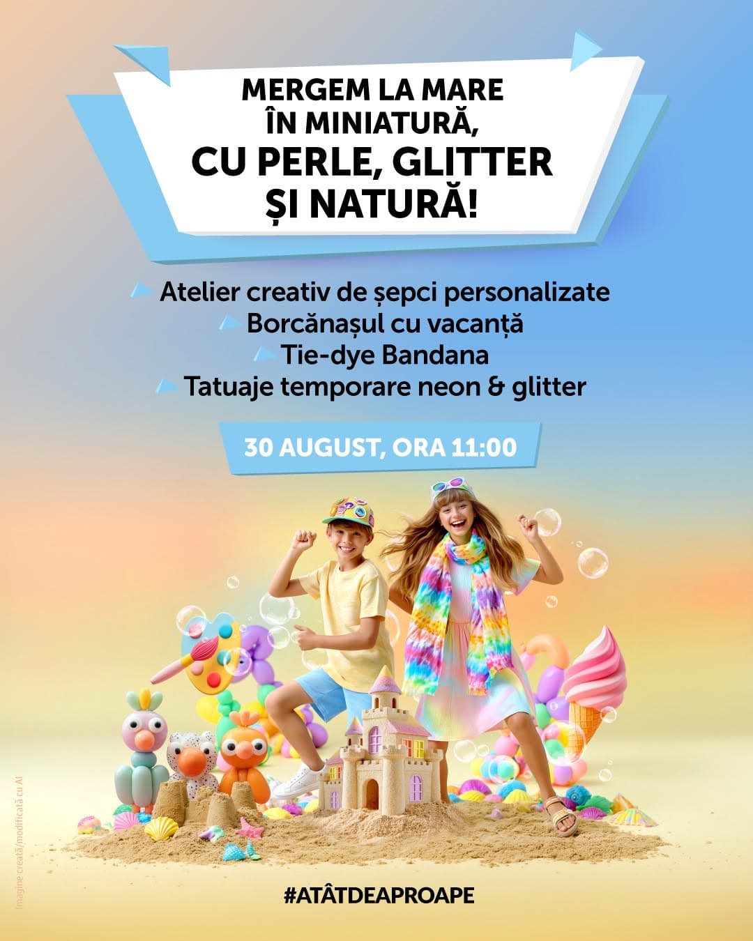 Atelier creativ de șepci personalizate