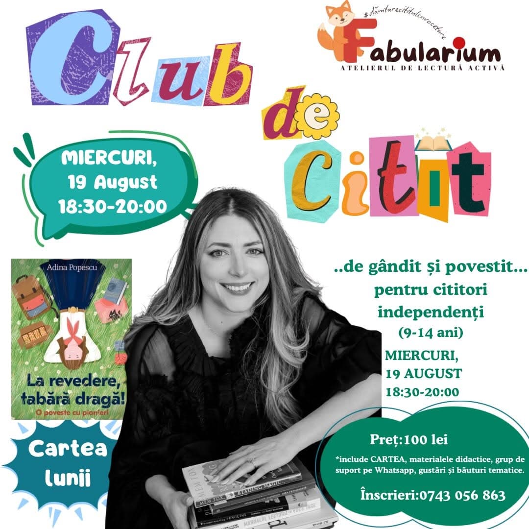 Club de citit – La revedere, tabără dragă!