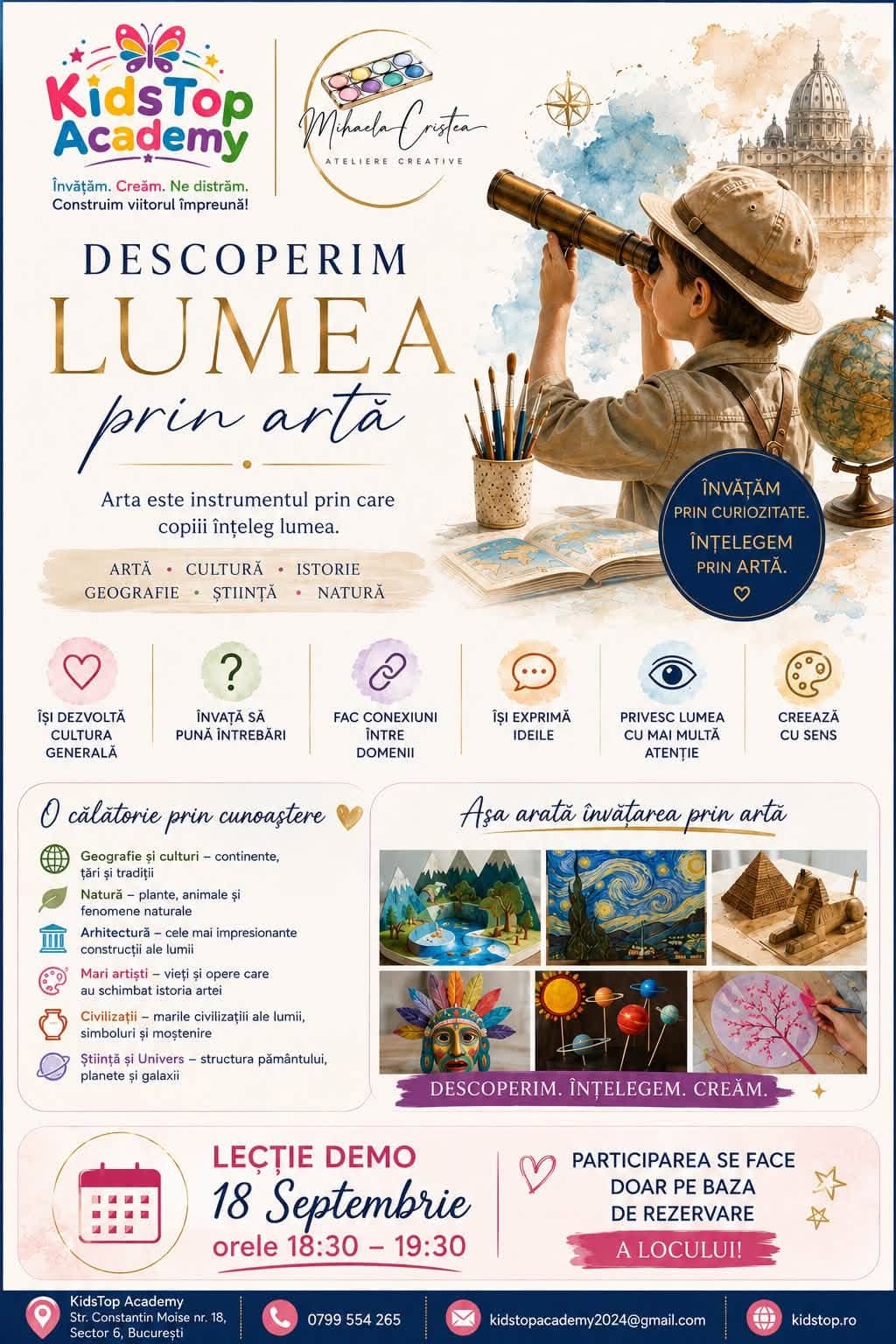 Descoperim lumea prin artă