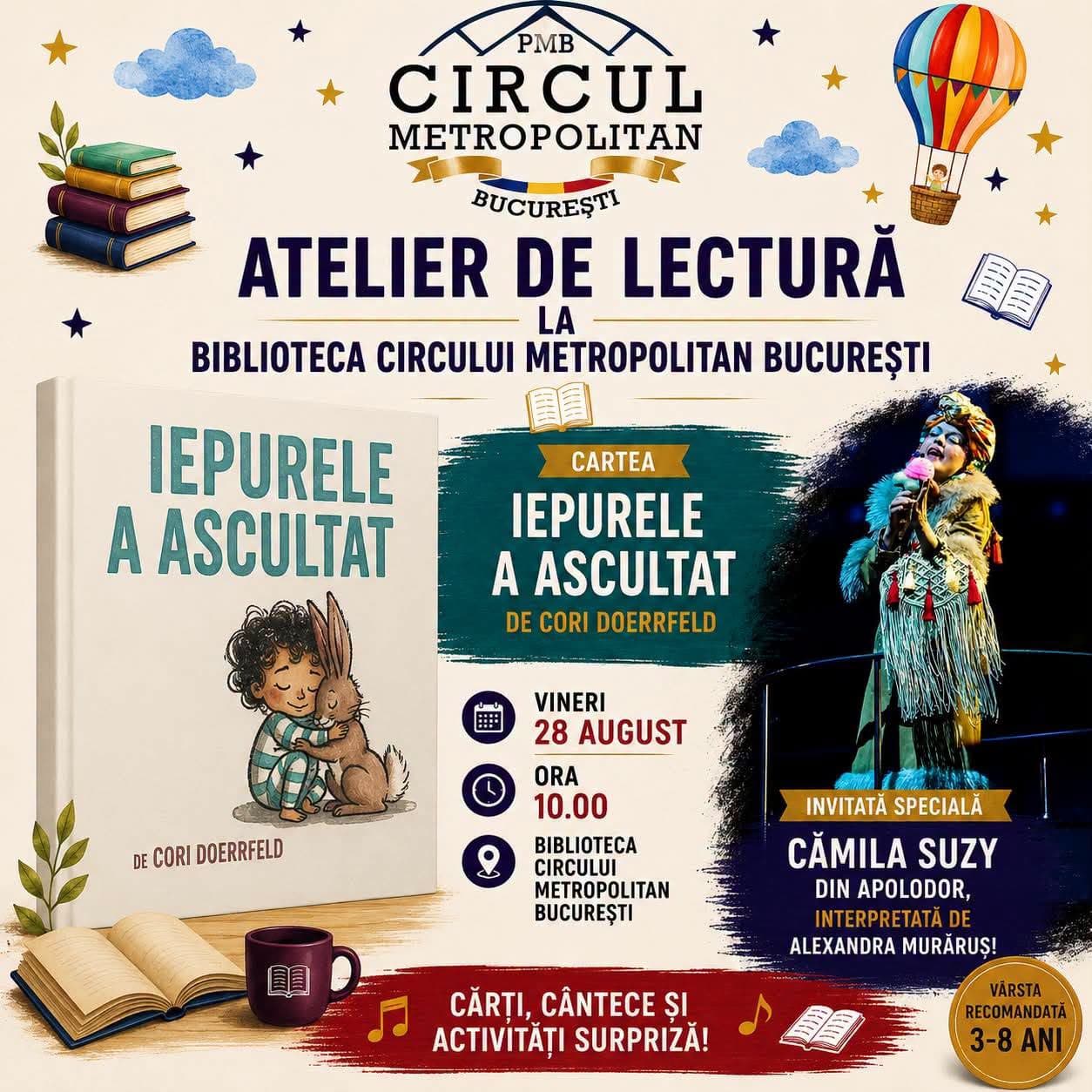 Atelier de lectură „Iepurele a ascultat”