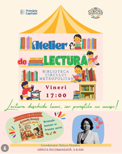 Atelier de lectură – Brioșele bunicii și frunza aurie