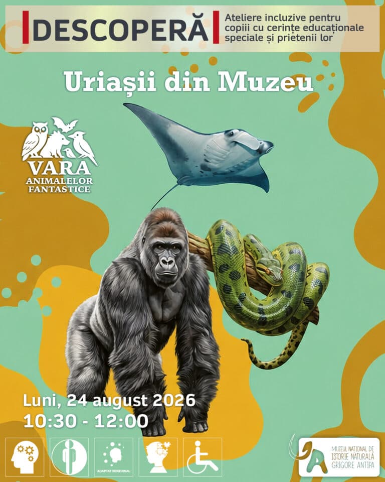 Descoperă. Uriașii din Muzeul Antipa