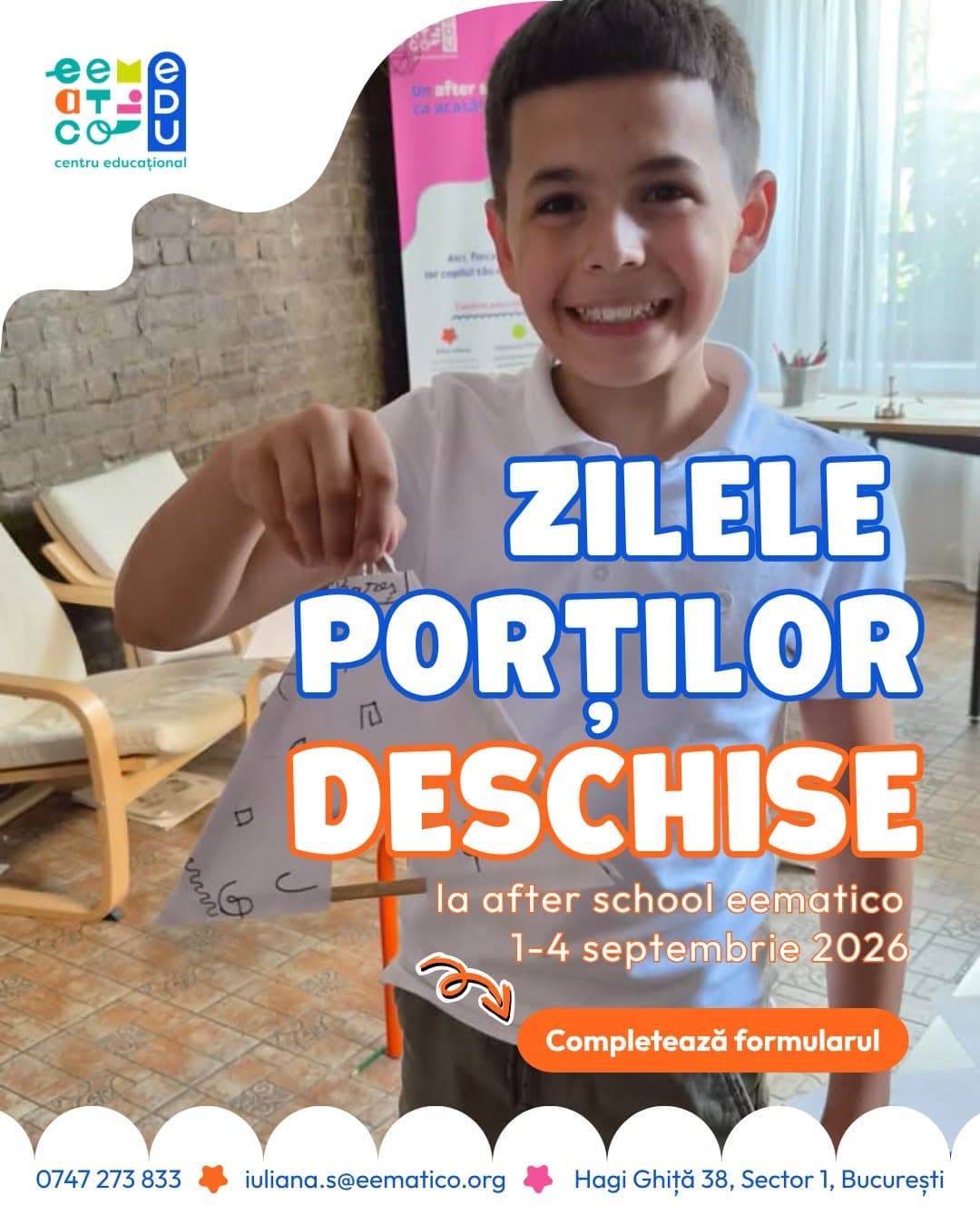 Porți Deschise la after school eematico