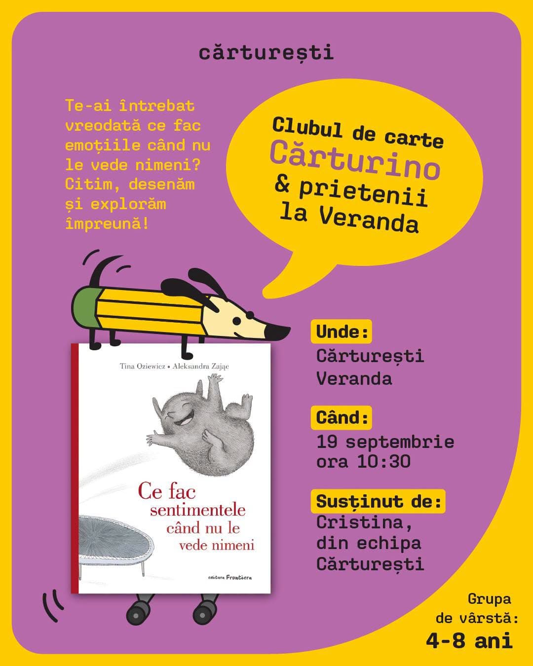 Clubul de carte Cărturino & prietenii