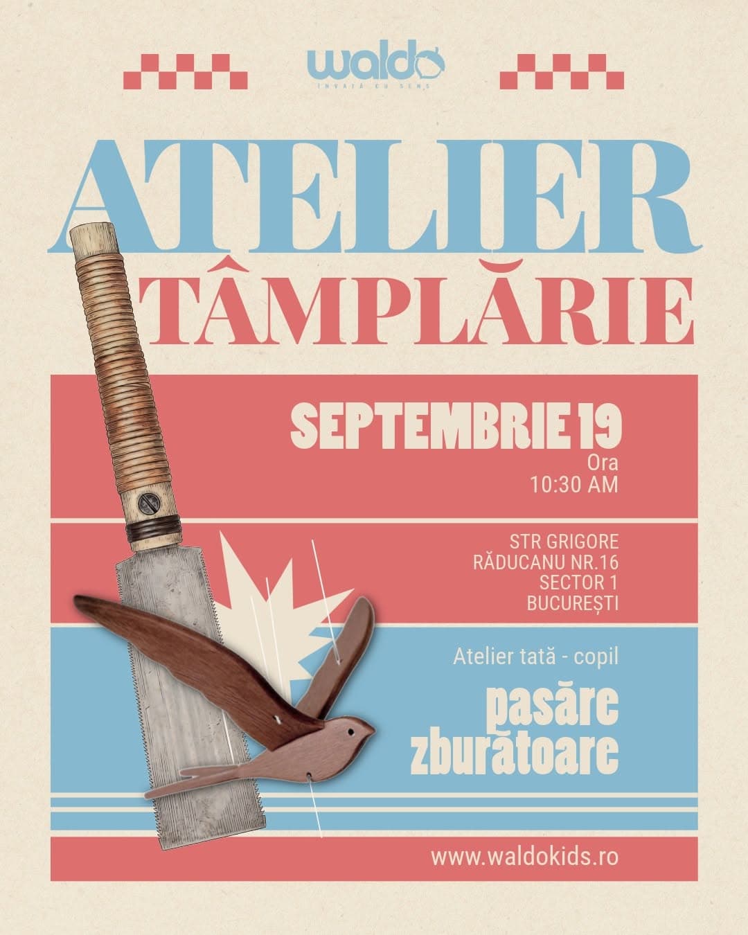 Atelier Micii Tâmplari: Pasăre zburătoare