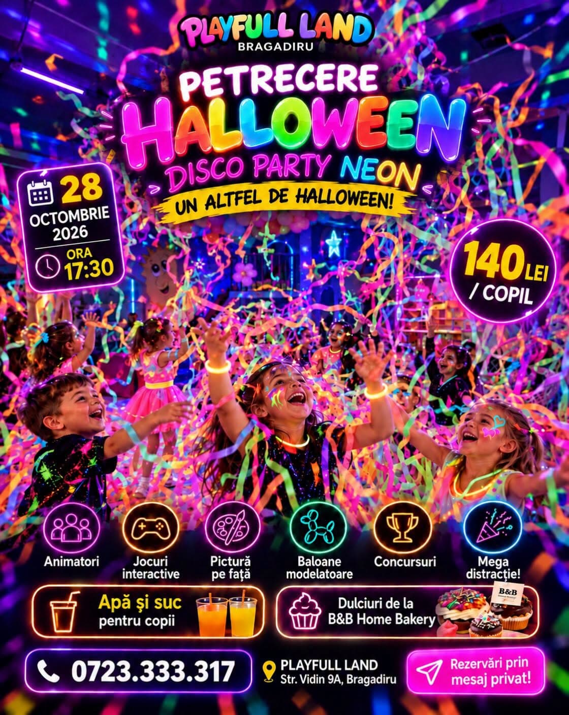 Halloween Disco Party Neon