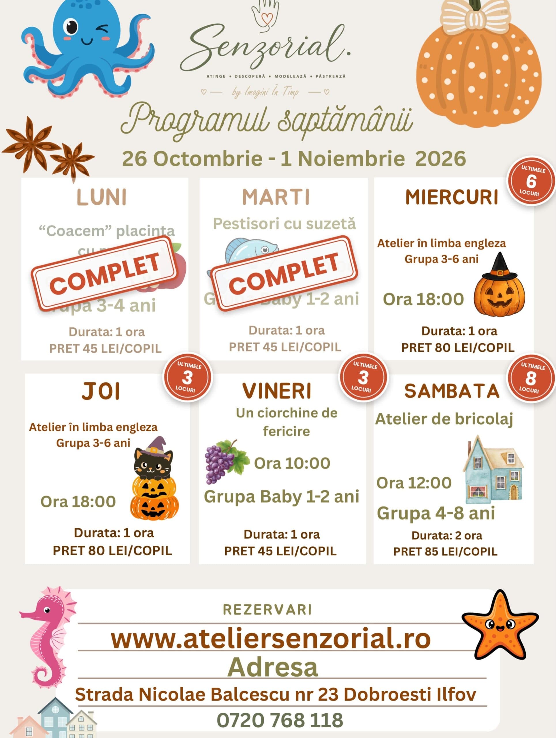 Atelier Senzorial (1-2 ani)