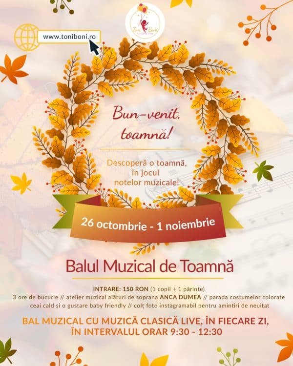 Balul Muzical de Toamnă la Toni Boni
