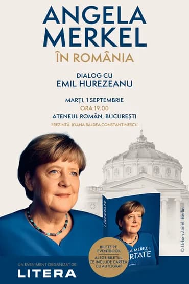 Angela Merkel în dialog cu Emil Hurezeanu - Angela Merkel la BUCUREȘTI. Lansarea volumului de memorii „Libertate. Amintiri 1954 – 2021“