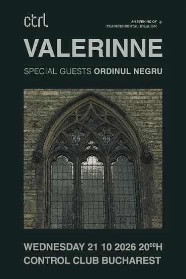 Valerinne Live + Special Guests Ordinul Negru