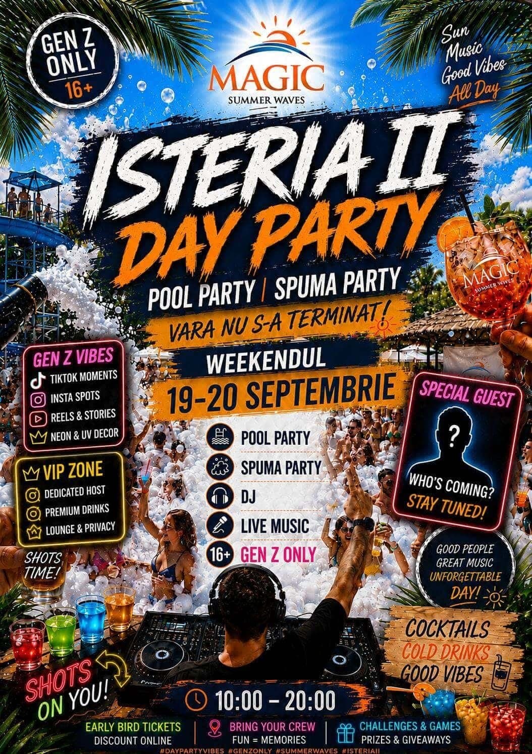 Isteria II: Day Party.Pool Party. Gen Z Only. - 19-20 sept 2026