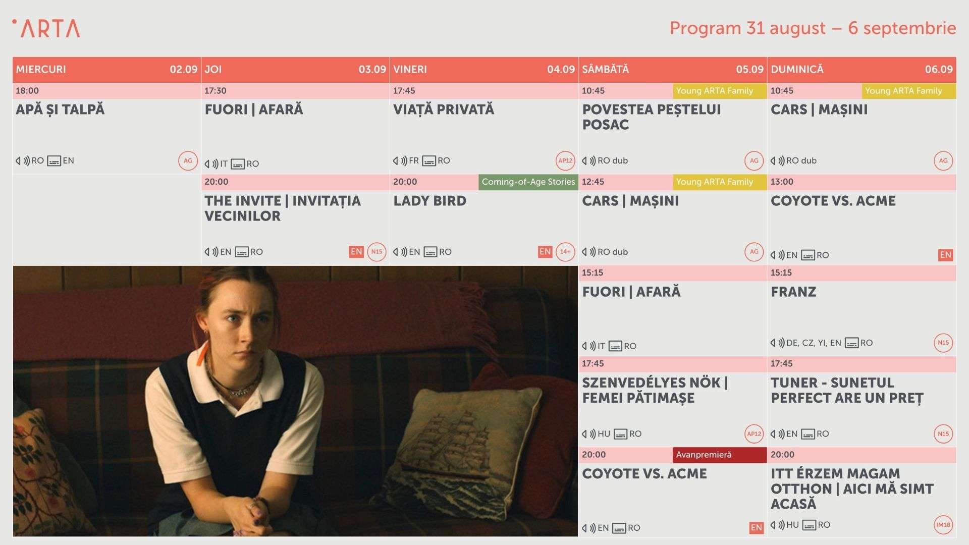 Program Cinema ARTA