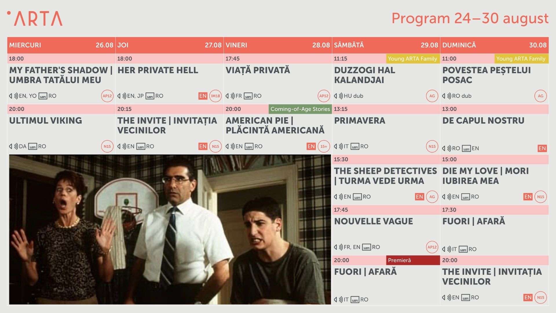 Program Cinema ARTA
