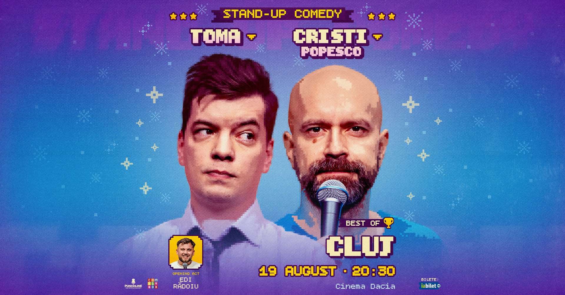 Cluj-Napoca: Stand-up comedy – Best of Toma & Popesco