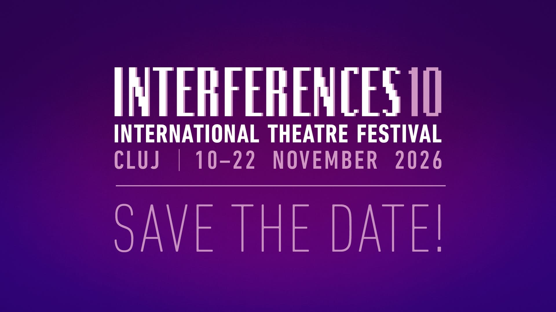 Interferences International Theatre Festival 2026