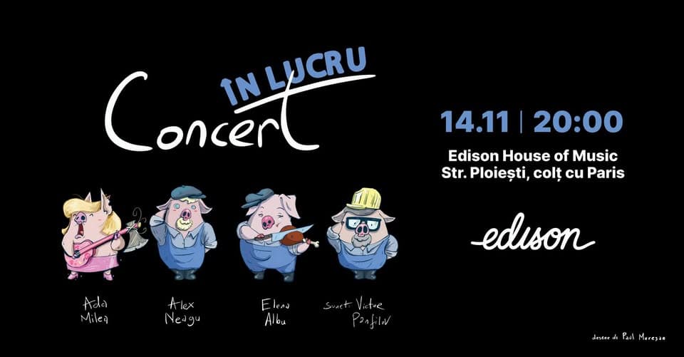 ADA MILEA – CONCERT “ÎN LUCRU” | Edison House of Music
