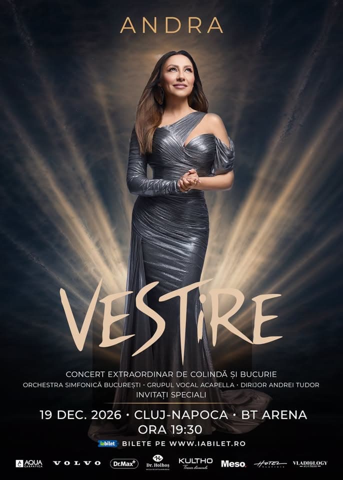 Andra – “VESTIRE” – Concert Extraordinar de Colindă și Bucurie