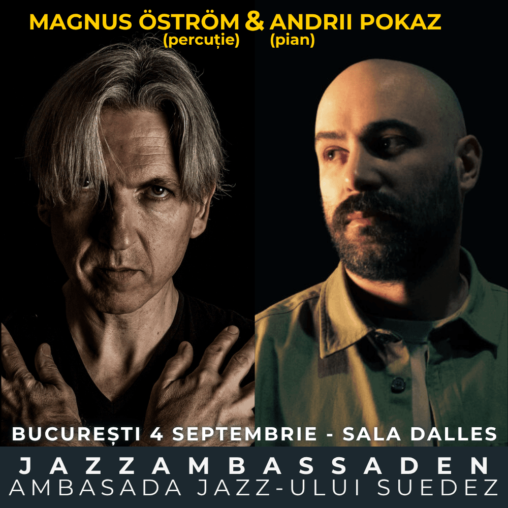 Magnus ÖSTRÖM & Andrii POKAZ / Sara ALDEN Trio / JAZZAMBASSADEN - BUCURESTI