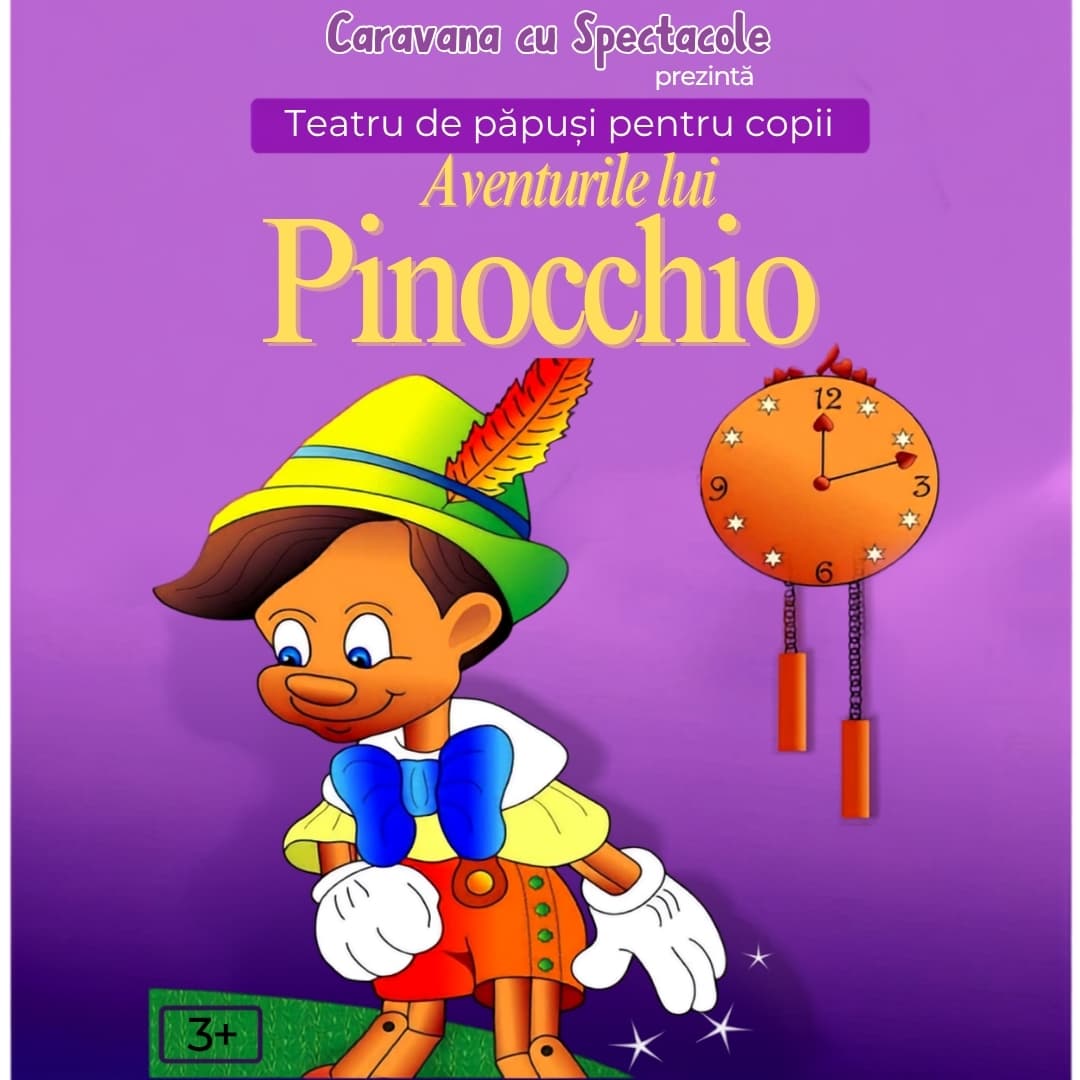 Aventurile lui Pinocchio - teatru pentru copii @ Hard Rock Cafe