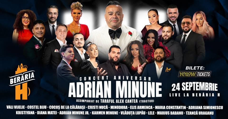 Adrian Minune - Concert Aniversar // 24 septembrie 2026