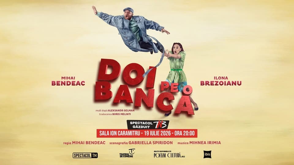 BUCUREȘTI: Doi pe o bancǎ @TNB // Mihai Bendeac - Ilona Brezoianu