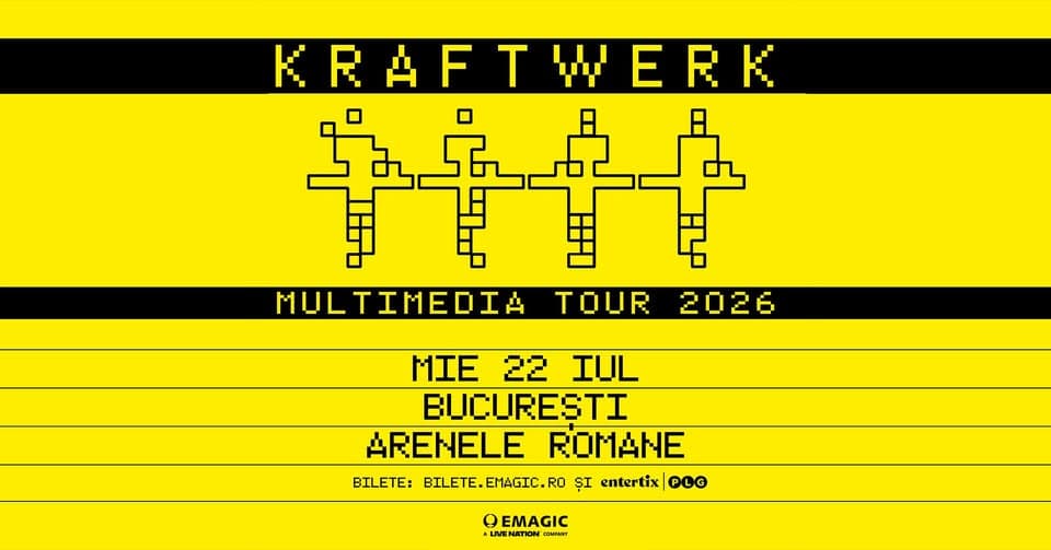 Kraftwerk ● Multimedia Tour 2026 ● București, Arenele Romane